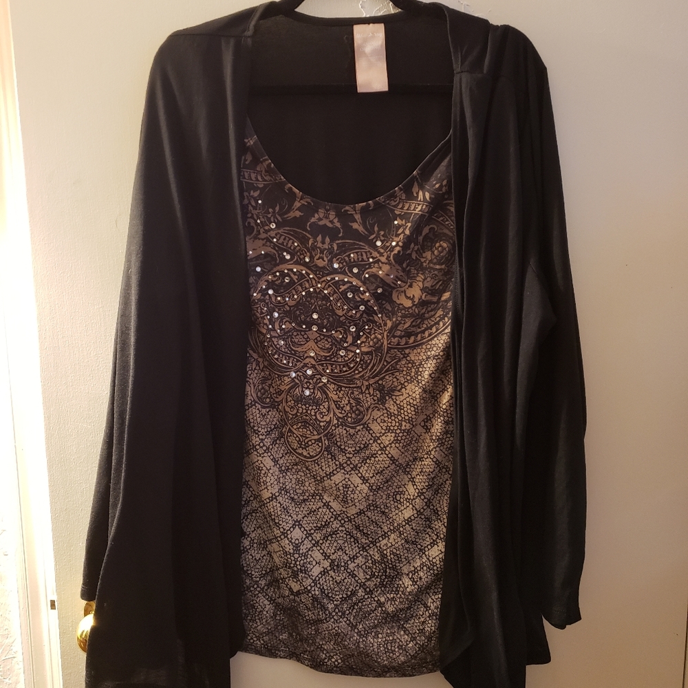 ☆ White stag top. Size 4x
